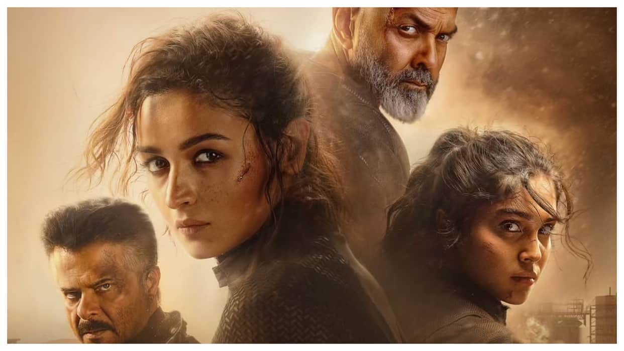Alia Bhatt Looks Intense In New Alpha Poster Poses With Sharvari Bobby Deol and ani kapoor