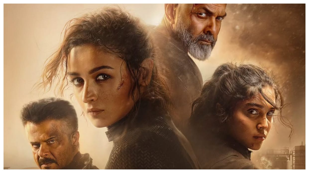 Alia Bhatt Looks Intense In New Alpha Poster Poses With Sharvari Bobby Deol and ani kapoor