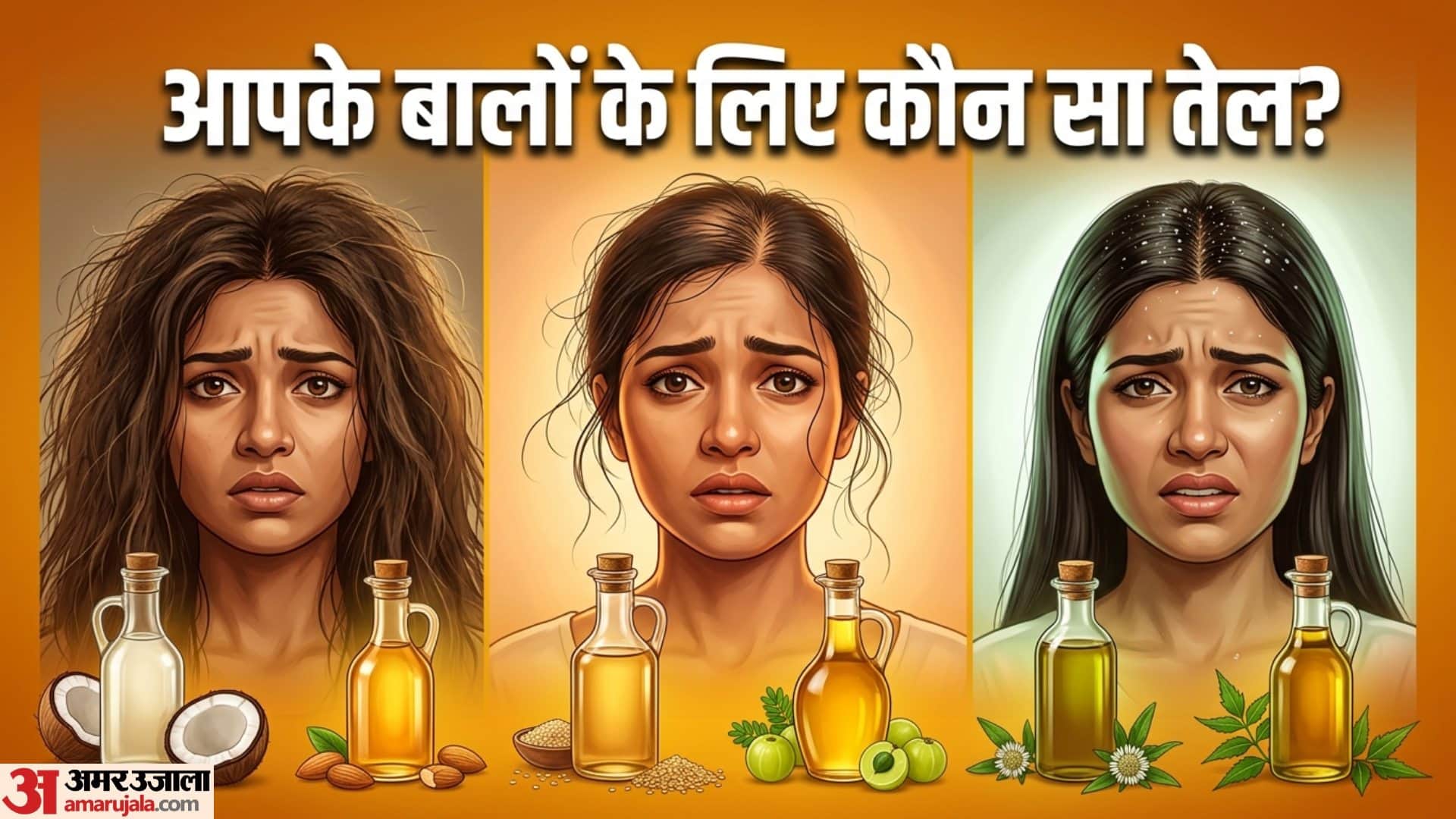 Which Hair Oil Is Best For Your Hair Type Dandruff and Hair Fall Ke Liye kaun sa tel use karen
