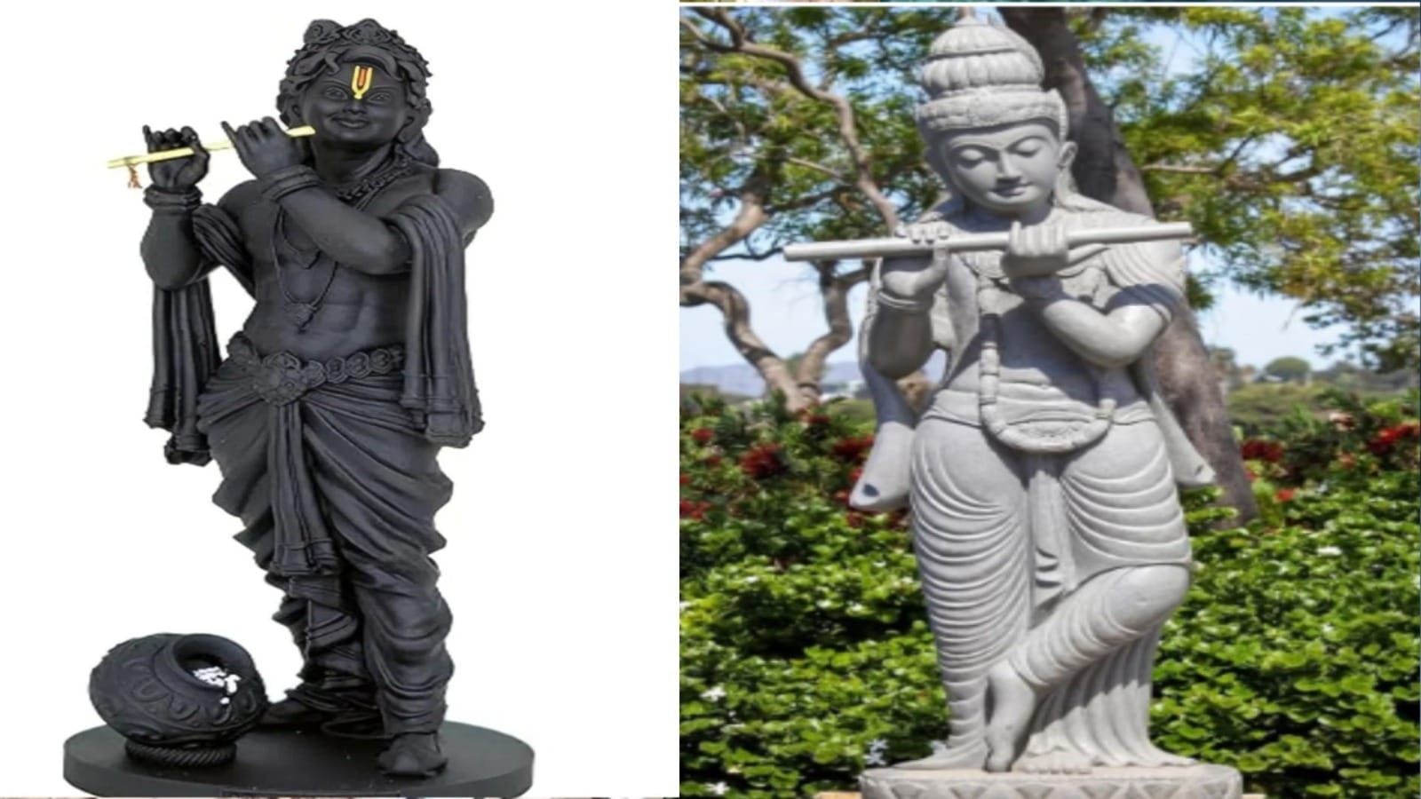 इस तरह की प्रतिमा लगेगी।
