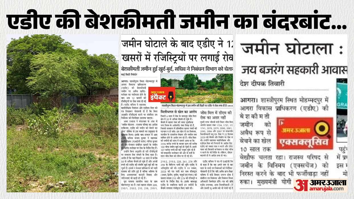 Massive Land Scam Exposed in Agra: 46 Registries to Be Cancelled FIR Action Likely Against Buyers and Sellers