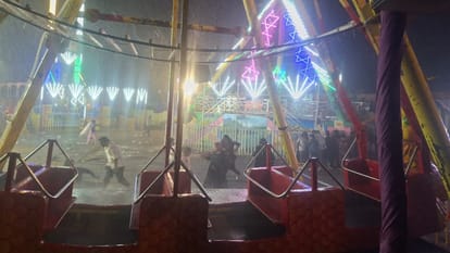UP Weather Today Storms and Heavy Rain Topple Hundreds of Trees and Power Poles in West Uttar Pradesh