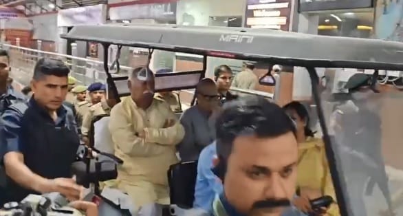 Kanpur Sangh Chief Grand welcome at Central Station 12 hour private visit begins departs for VSSD College