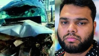 Accident on Ganga Expressway: Scorpio crashed into divider after driver dozed off; businessman and two family