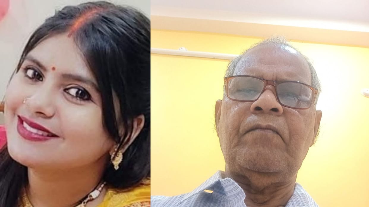 Car crashes into stationary tanker woman dies five injured including husband and daughter in sonbhadra
