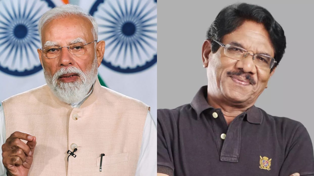 PM Modi pays tribute to south director Bharathiraja calls him towering figure in cinema