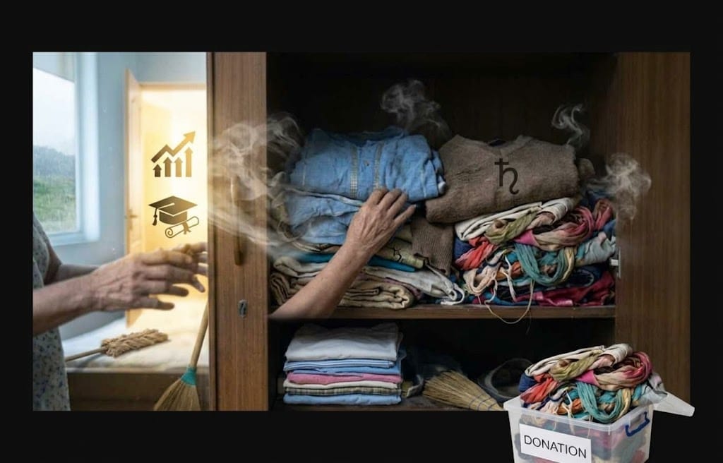 Wardrobe Vastu and Astrology How Old Clothes May Influence Wealth Luck and Energy disprj