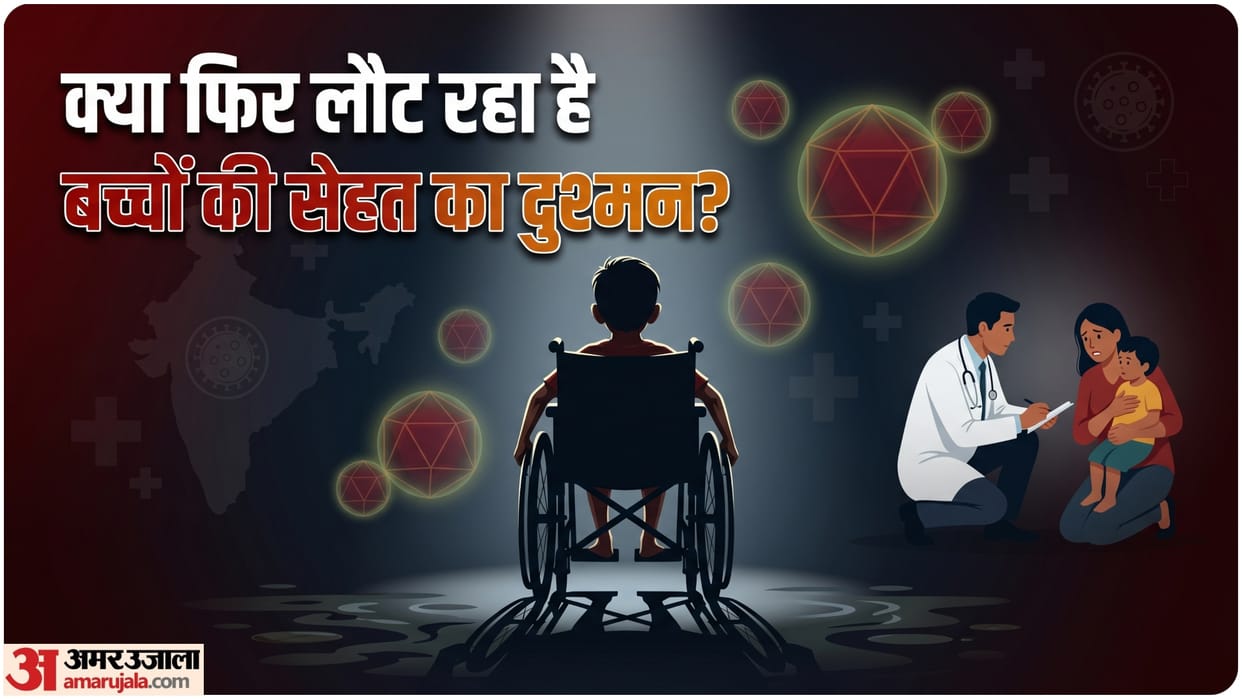 india polio free latest news vaccine-derived poliovirus type-1 found in sewage sample in Ghaziabad