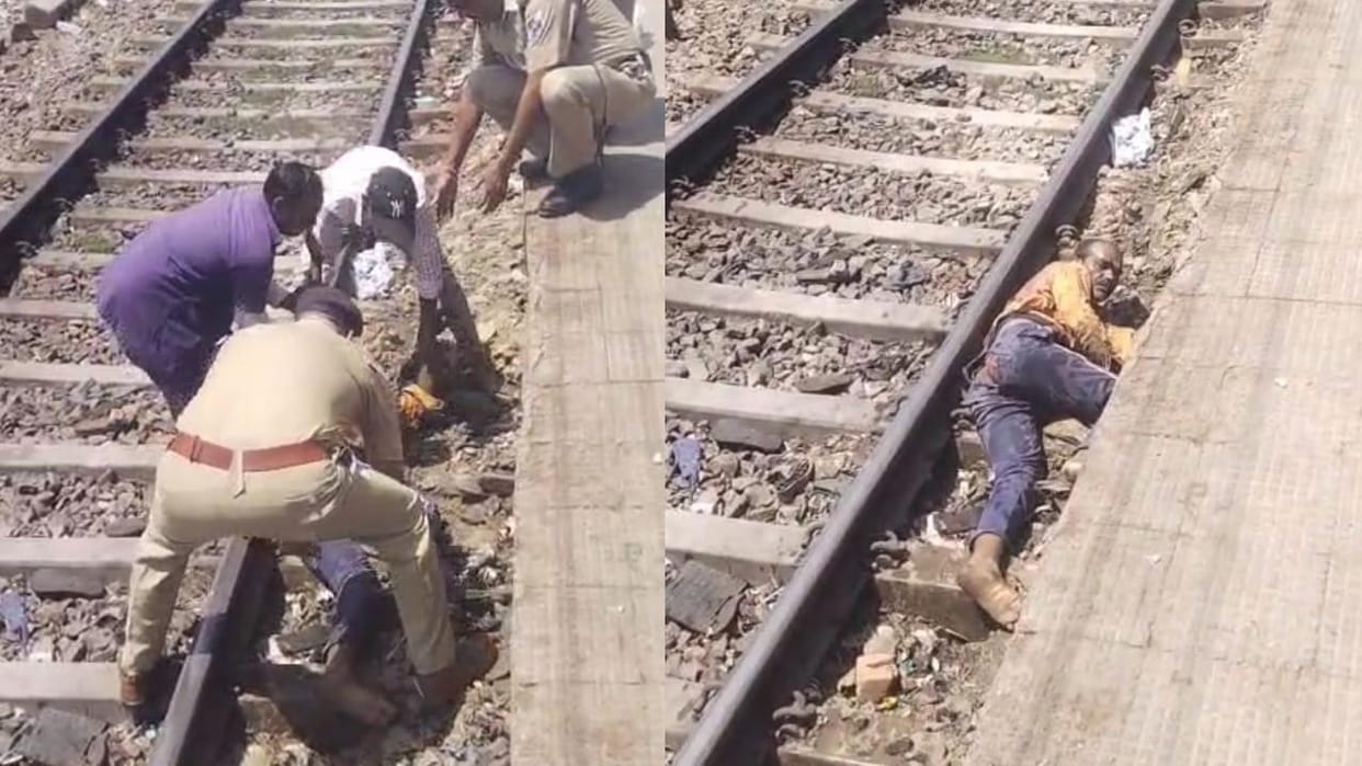 Lalitpur: Passenger sitting at the gate of a moving train falls onto the tracks