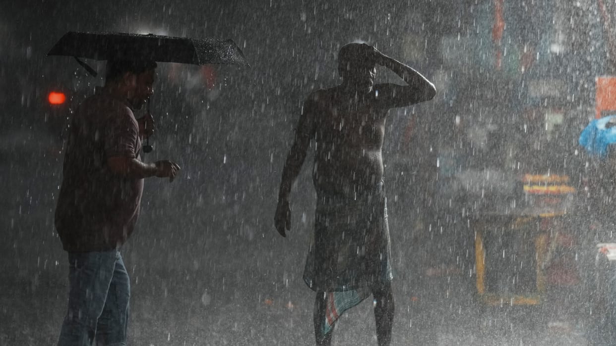 The maximum temperature in Srinagar was recorded at 23.8 degrees Celsius.