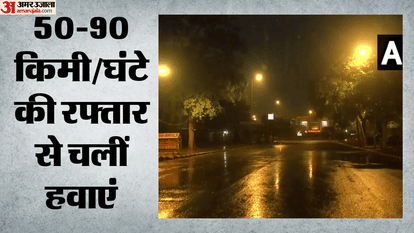 Rain, strong winds lash several areas of Delhi NCR