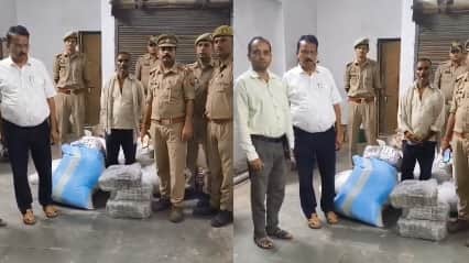 पुलिस की गिरफ्त में आरोपी