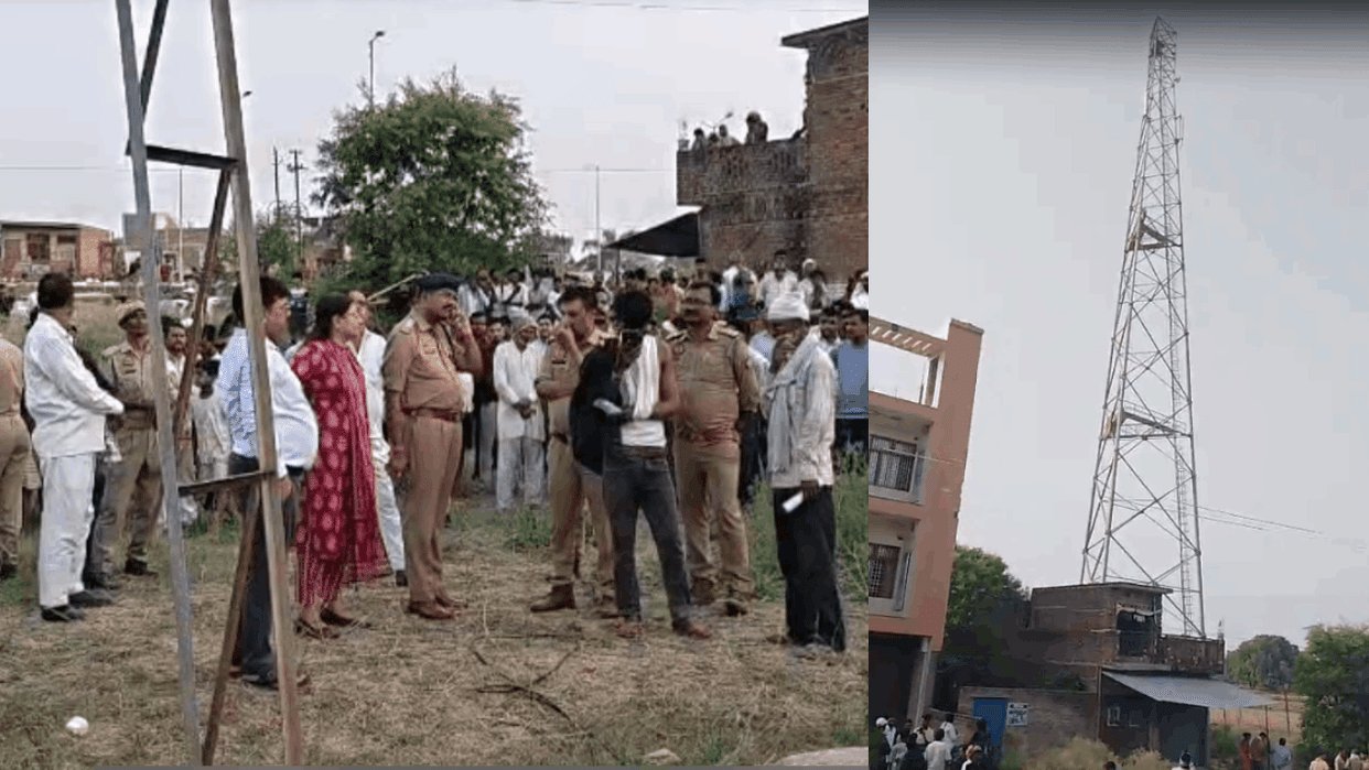 Woman climbs BSNL tower, angered by police inaction following an assault video