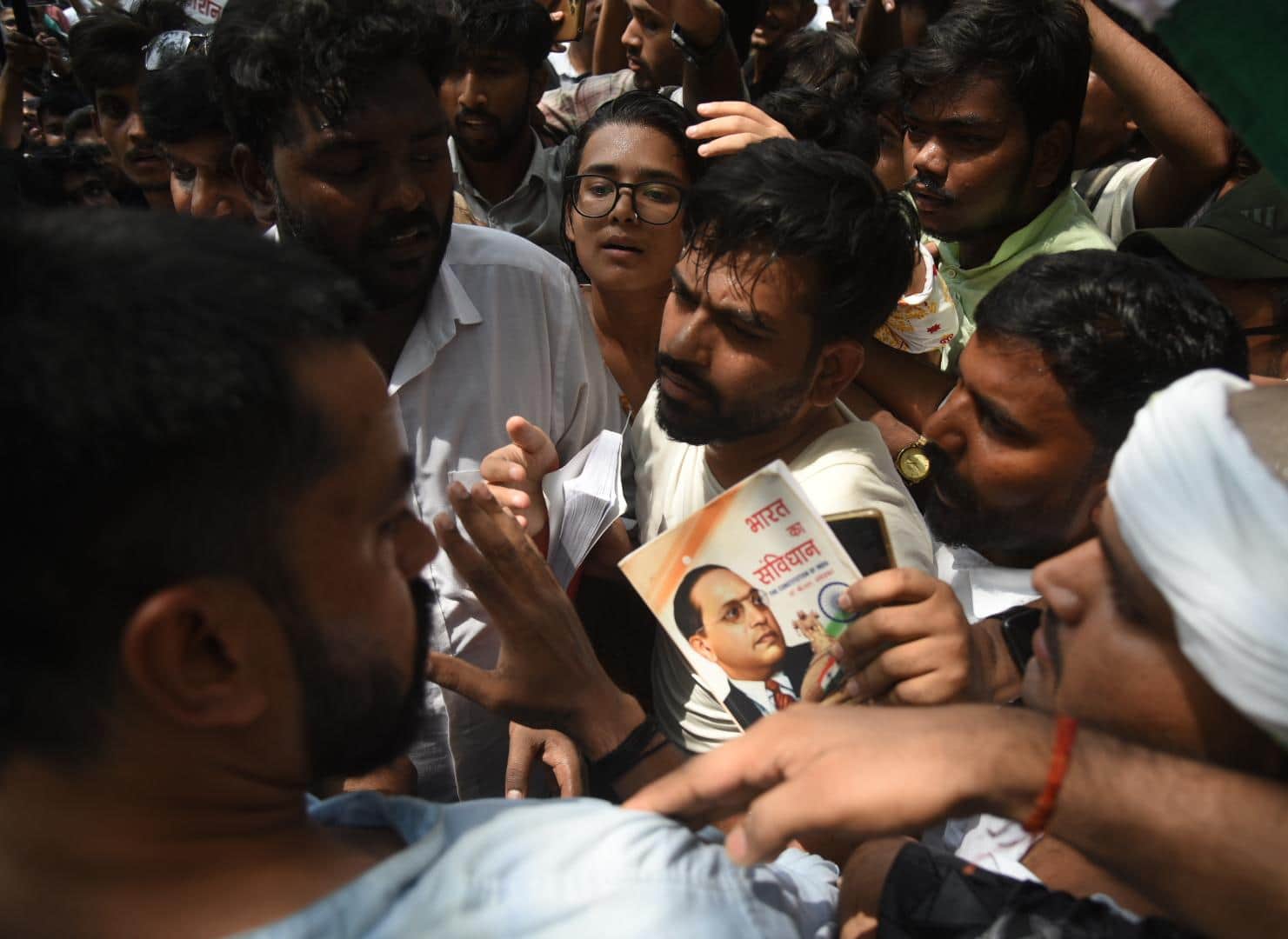 'Cockroach Janata Party' protest in Lucknow