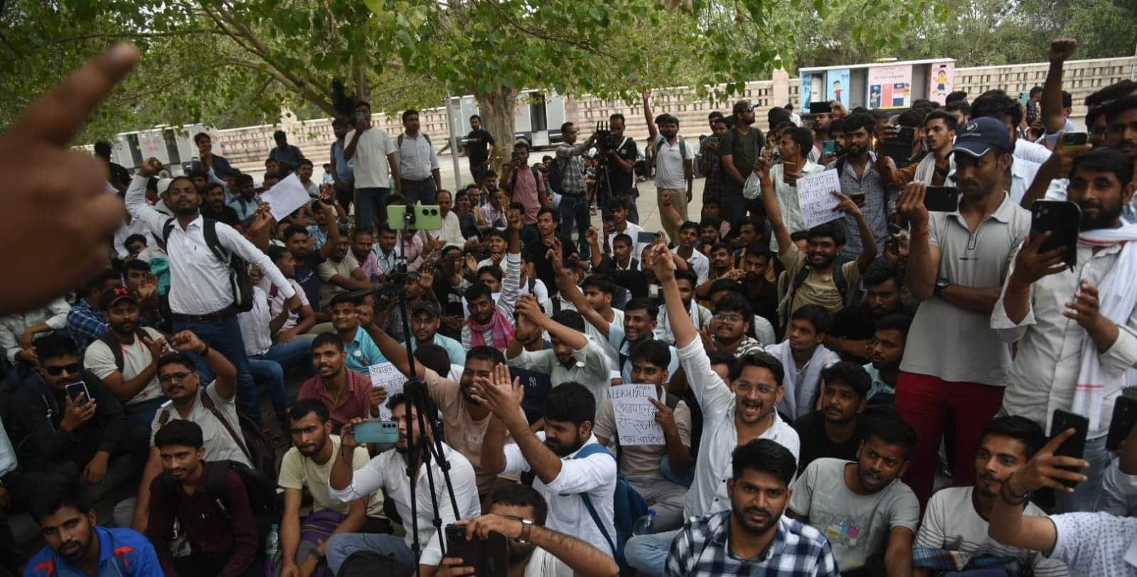 'Cockroach Janata Party' protest in Lucknow