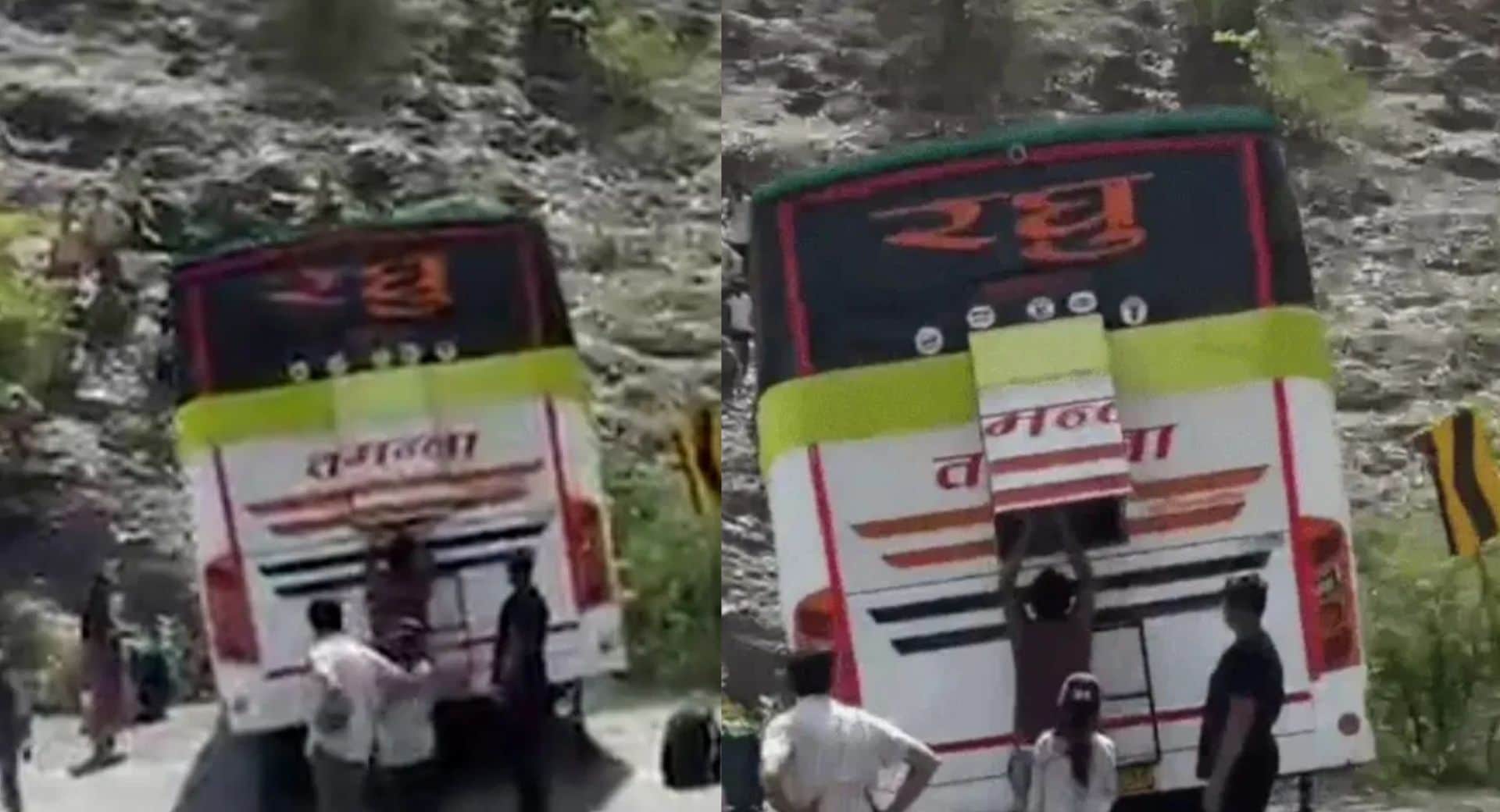 ब्रेक फेल होने के बाद घाटी में दौड़ती रही बसः