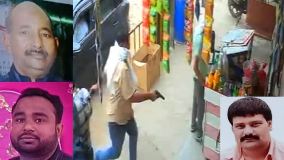 सोहनलाल और उनके बेटे विकास की फाइल फोटो। सीसीटीवी फुटेज और वरुण की फाइल फोटो।