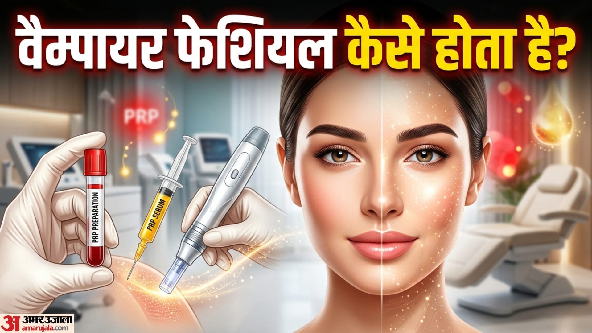 Vampire Facial Kya Hai PRP Facial Benefits And Side Effects Complete Guide in hindi