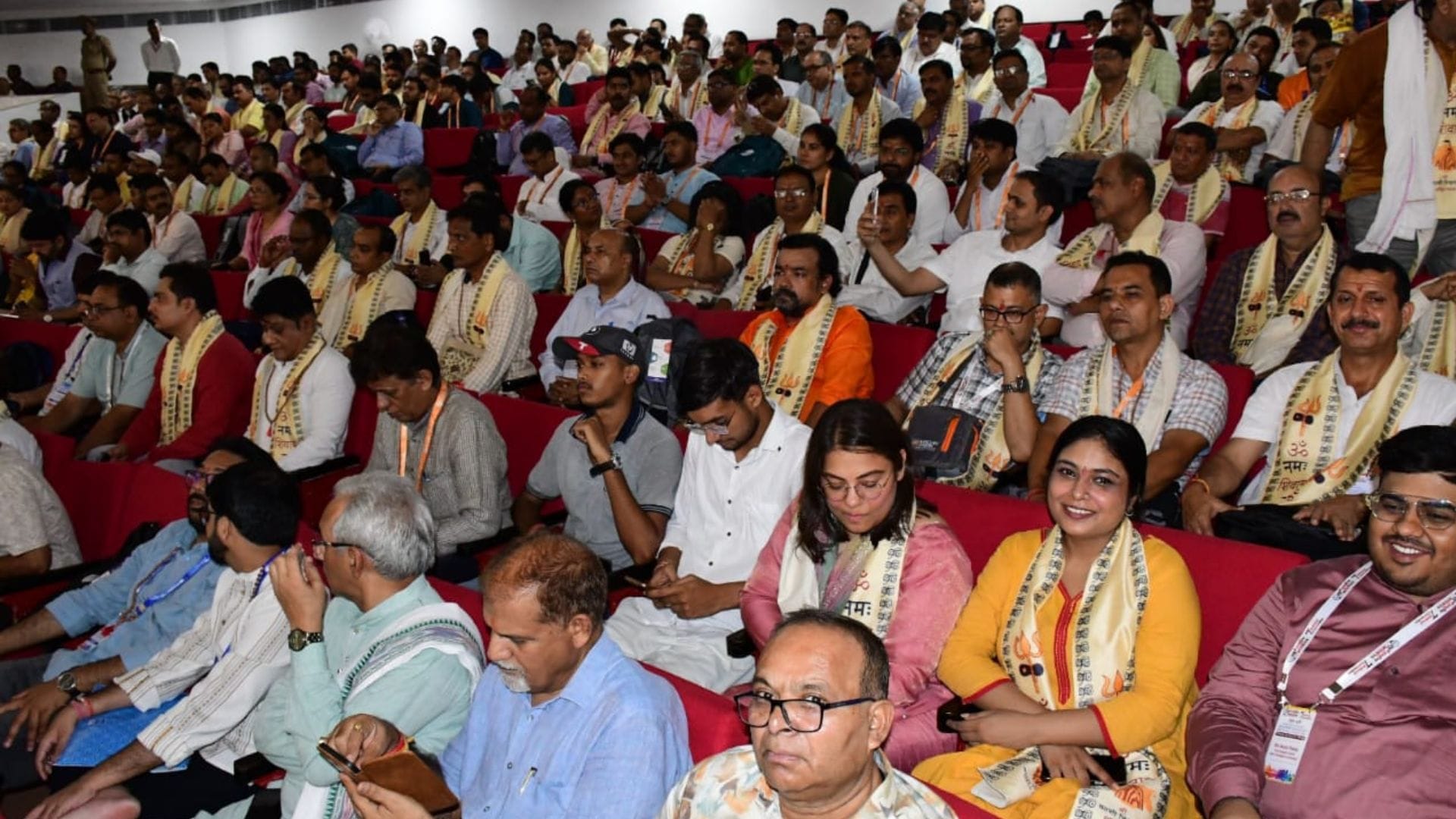 CM Yogi Adityanath attended 7th National Convention of Vigyan Bharati at BHU in Varanasi