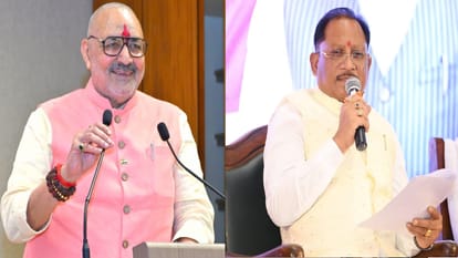 केंद्रीय मंत्री गिरिराज सिंह, सीएम विष्णुदेव साय