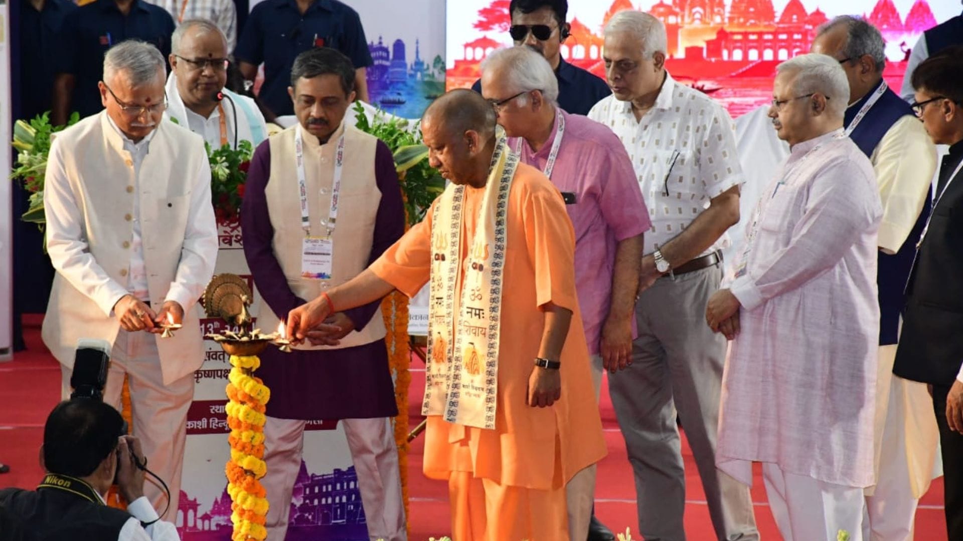 CM Yogi Adityanath attended 7th National Convention of Vigyan Bharati at BHU in Varanasi