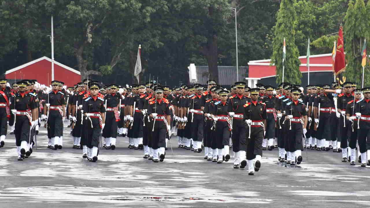 Dehradun IMA POP 2026 Picture 515 Cadets Commissioned into Army First Ever Nine Women Officers Pass Out
