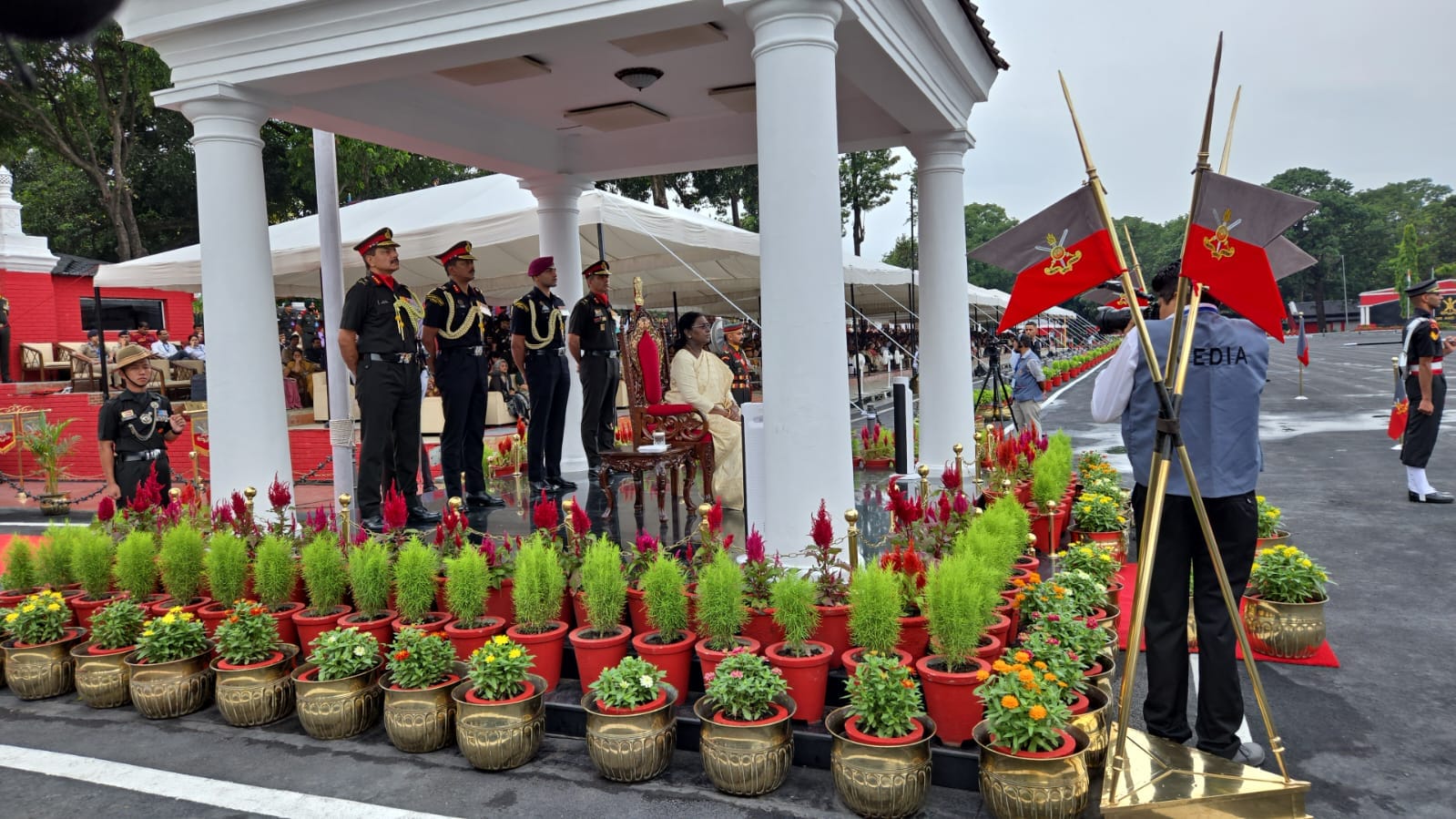 IMA created history nine female military officers graduated from IMA Dehradun first time President presence