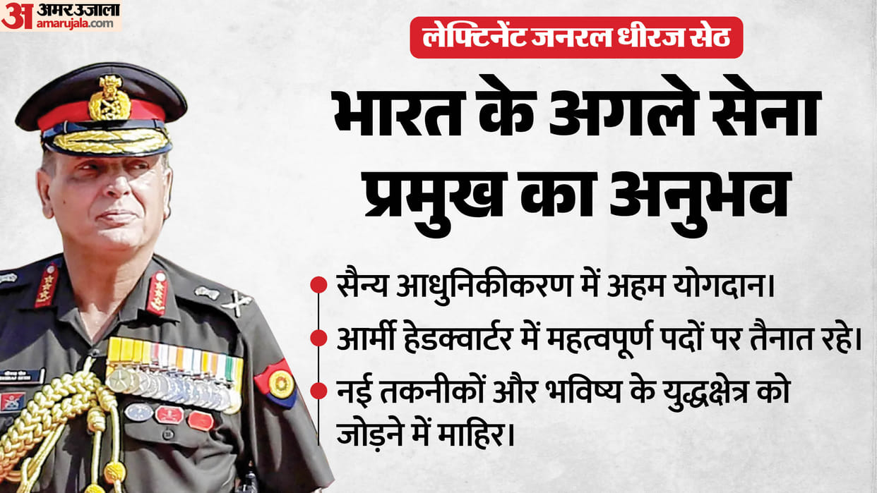 who is lieutenant general dheeraj seth rare-record full profile