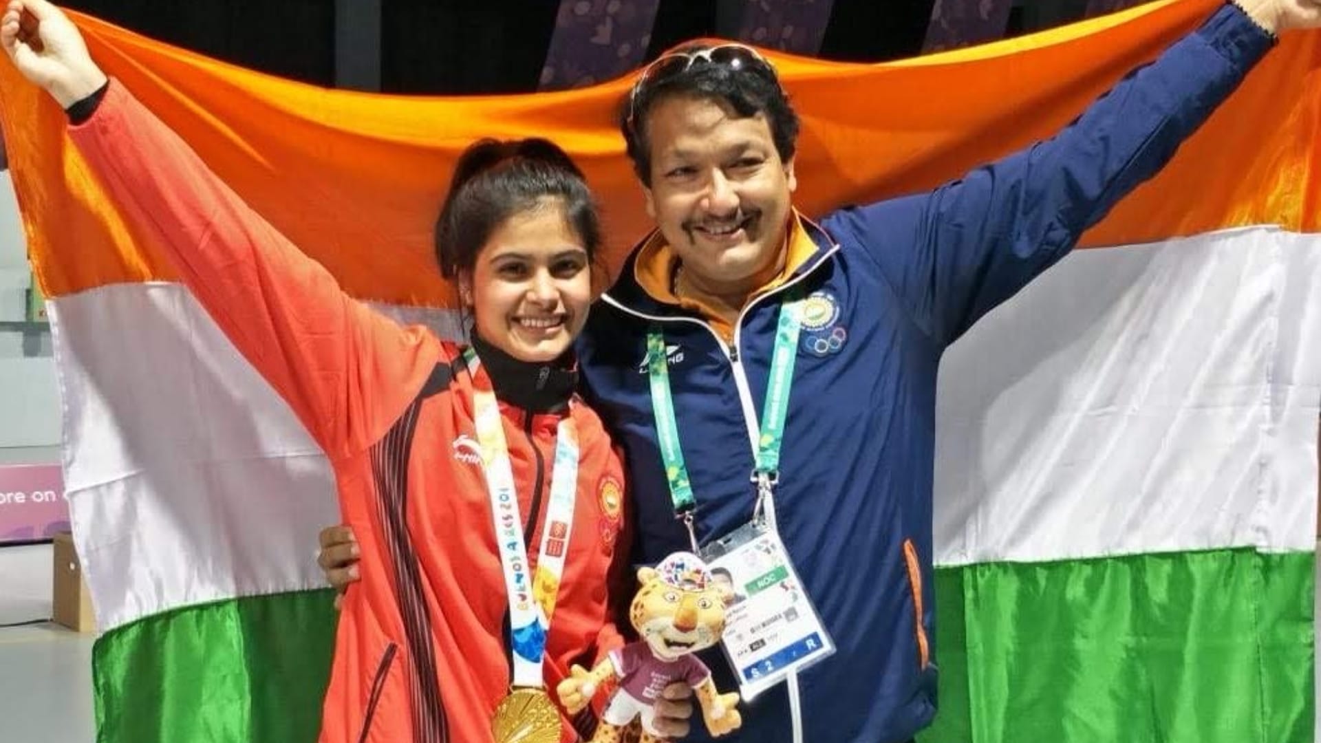 Olympian Manu Bhaker paid tribute to her late coach Jaspal Rana emotional post on social media