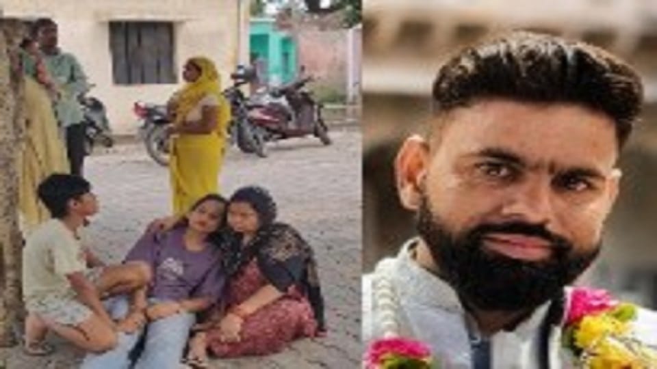 A young man committed suicide due to stress