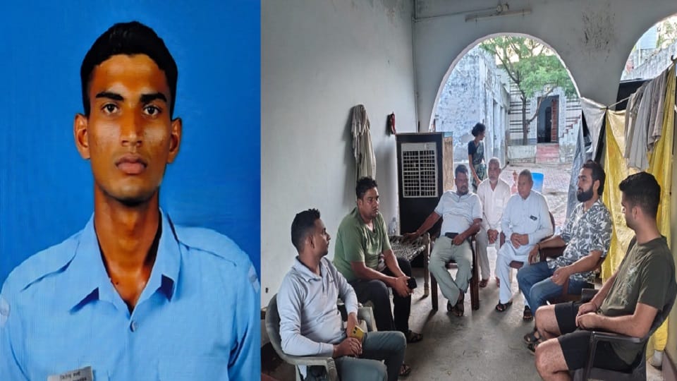 Jitendra Sharma of Tappal martyred in Assam plane crash