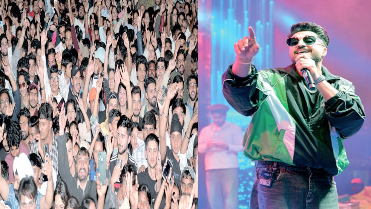 Punjabi singer Jassi Gill made the youth dance in the final cultural evening of the shimla Summer Festival