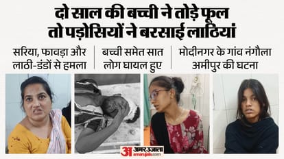 छोटी सी बात, बड़ा बवाल:दो साल की बच्ची ने तोड़े फूल तो चले लाठी-डंडे, सरिया,फावड़े से हमला, सात लोग लहूलुहान – Dispute Over Picking Flowers From A House In Nagola Amipur Village, Bhojpur