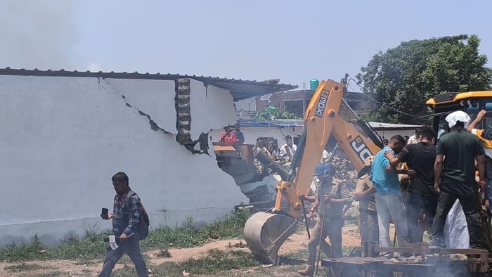 BJP Leader Murder In Vikasnagar Chaos prevailed in Bairagiwala late into night protesters Ruckus Photos