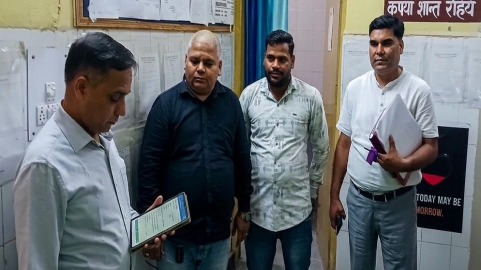 Blood donation camp at Bagla District Hospital Hathras