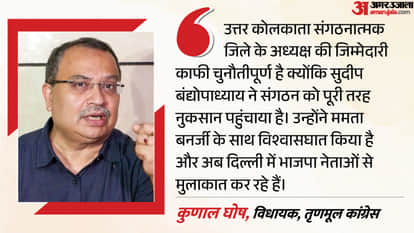 'Completely destroyed it': Kunal Ghosh slams Sudip Bandhopadhyay over BJP meet