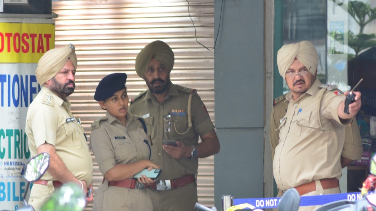 Medical store cashier murdered in broad daylight in Chandigarh shooter fired 13 rounds in 1.5 seconds see vide