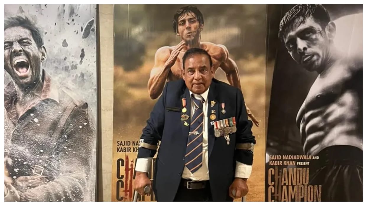 2 years of Chandu Champion Murlikant Petkar praises Kartik Aaryan for his dedication