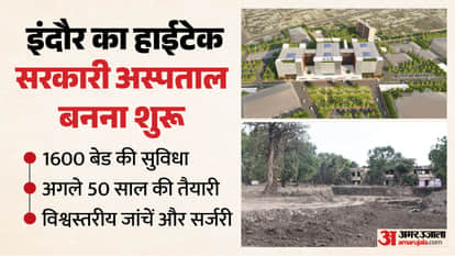 Indore News Construction For New MYH Hospital Building medical college