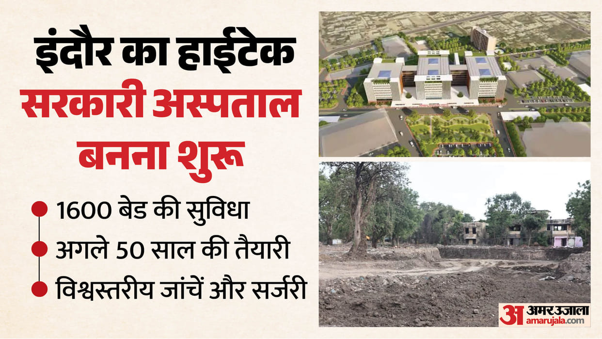 Indore News Construction For New MYH Hospital Building medical college
