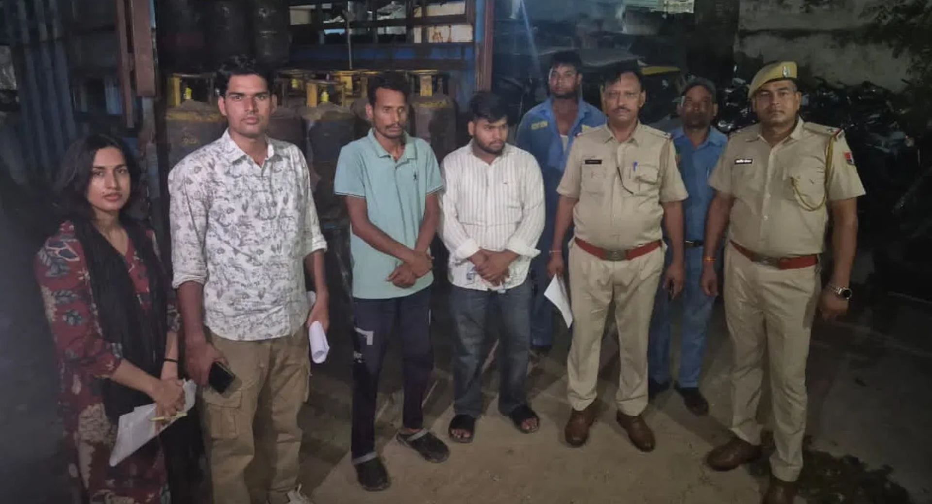 अजमेर में अवैध एलपीजी कारोबार पर बड़ी कार्रवाई
