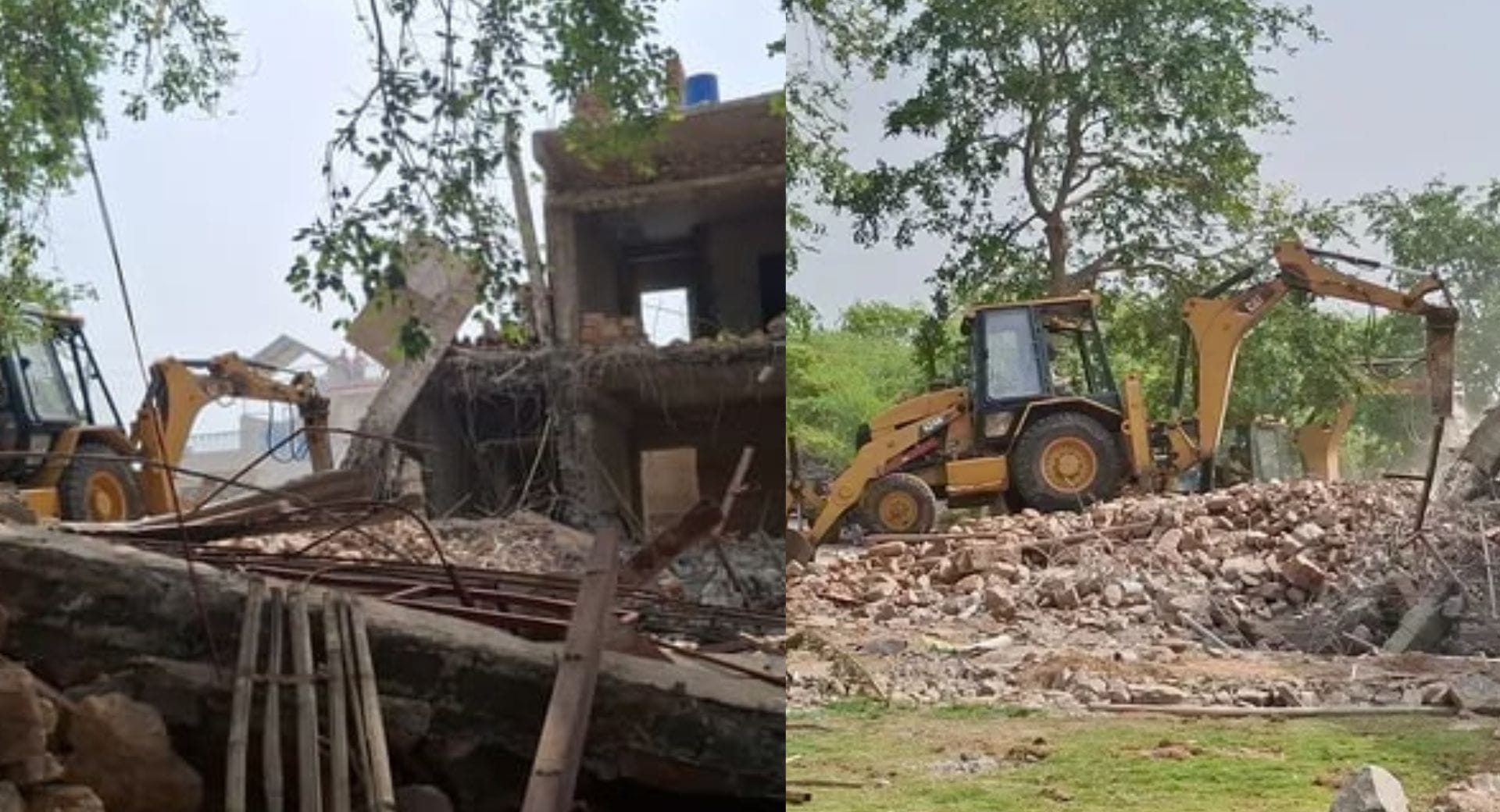 अतिक्रमण ध्वस्त करने की कार्रवाई