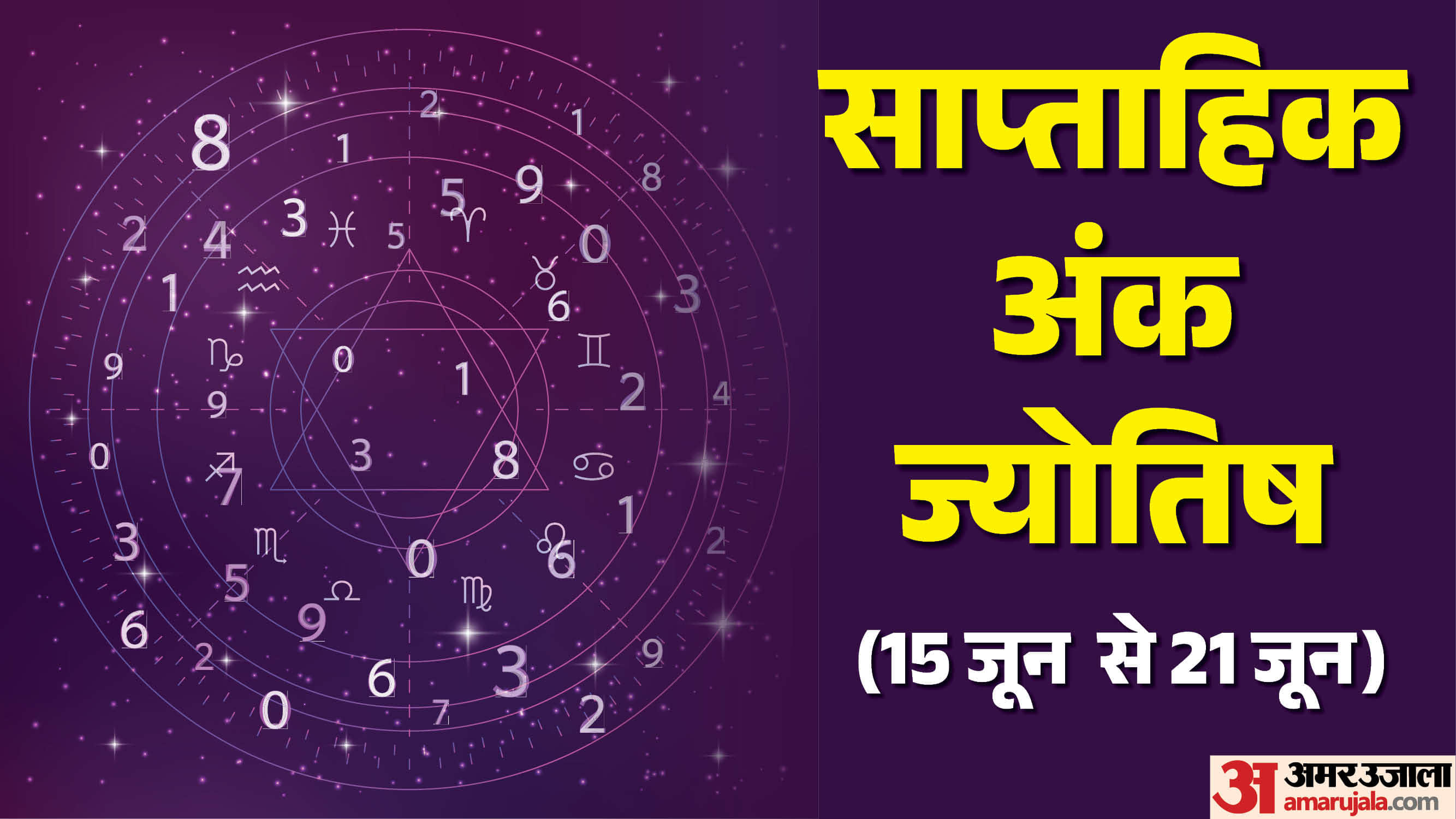 Saptahik Ank jyotishfal 15–21 June 2026 moolank 1 to 9 Predictions for Growth Strength Career Finance