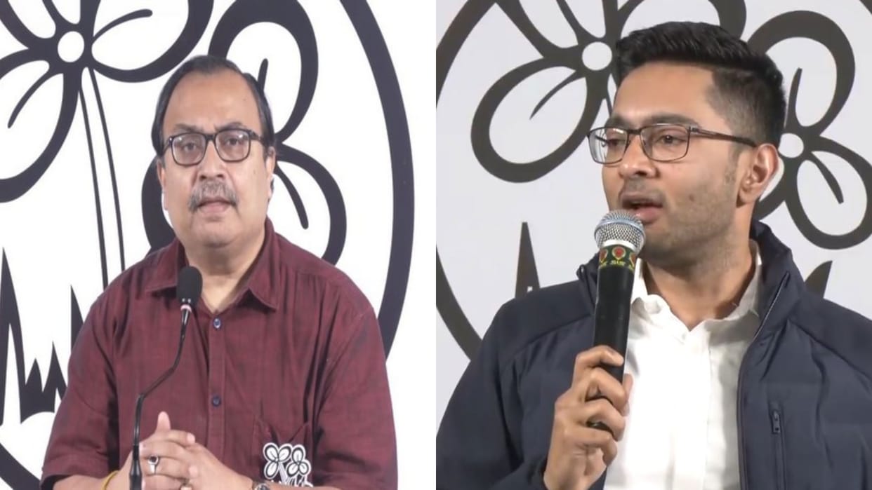 TMC Rift Heated exchange between Abhishek and Kunal Ghosh during meeting Mamata Banerjee remove saayoni Ghosh