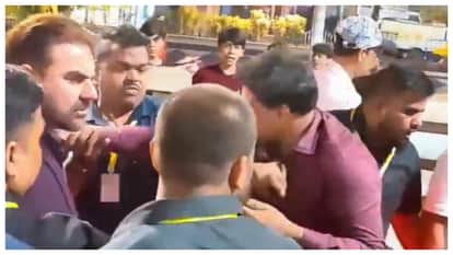 Arbaaz khan Security breach viral video from kolkata unknown person entered in his car baten by bodyguards