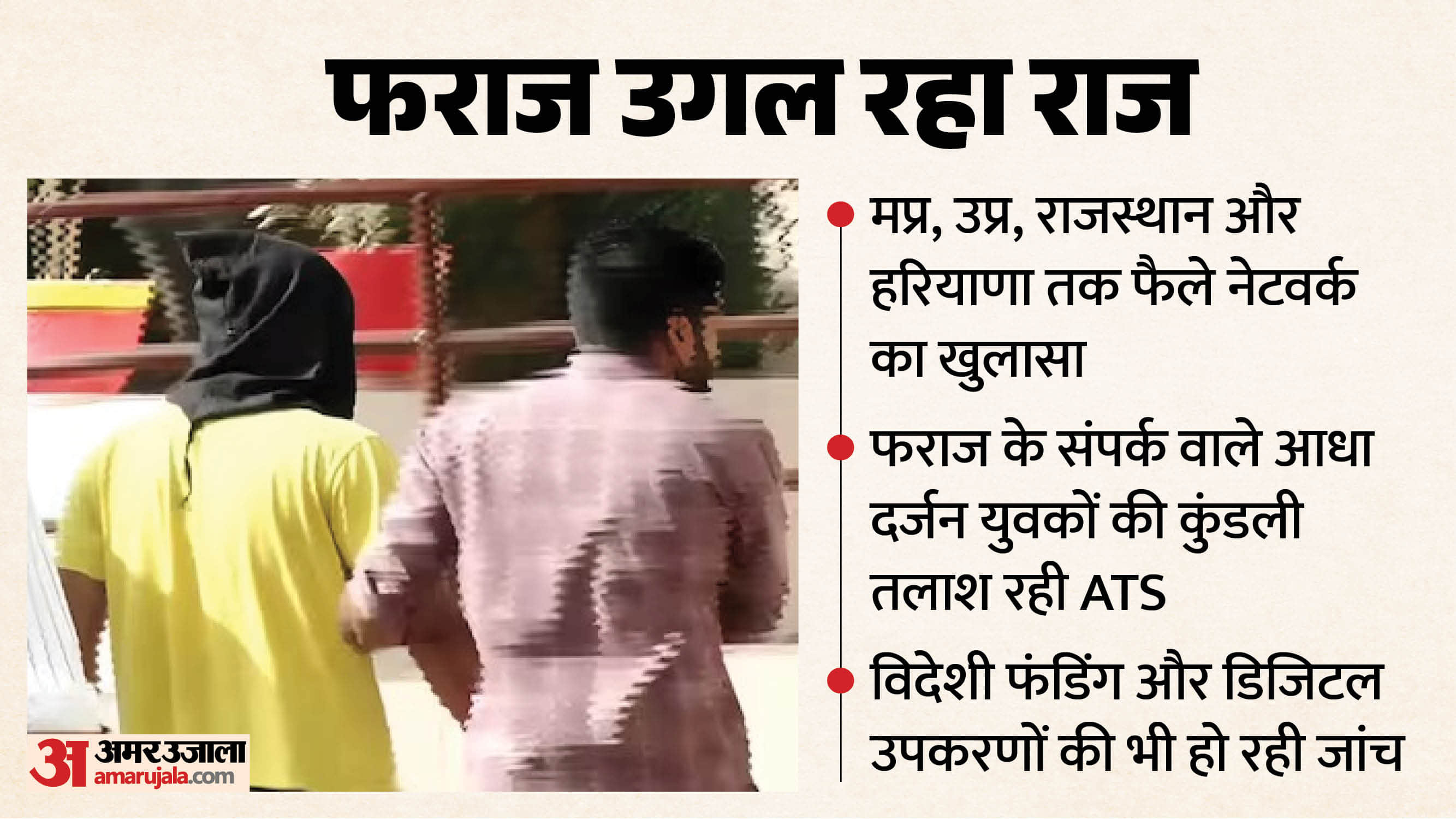 ATS की पूछताछ में फराज चौंकाने वाले राज खोल रहा है।