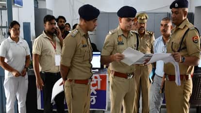 inspection of UP Police Sub-Inspector recruitment process