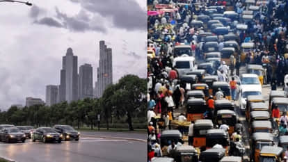 Indian Army Veteran compares chicago and delhi gurugram after observing the infrastructure following the rain