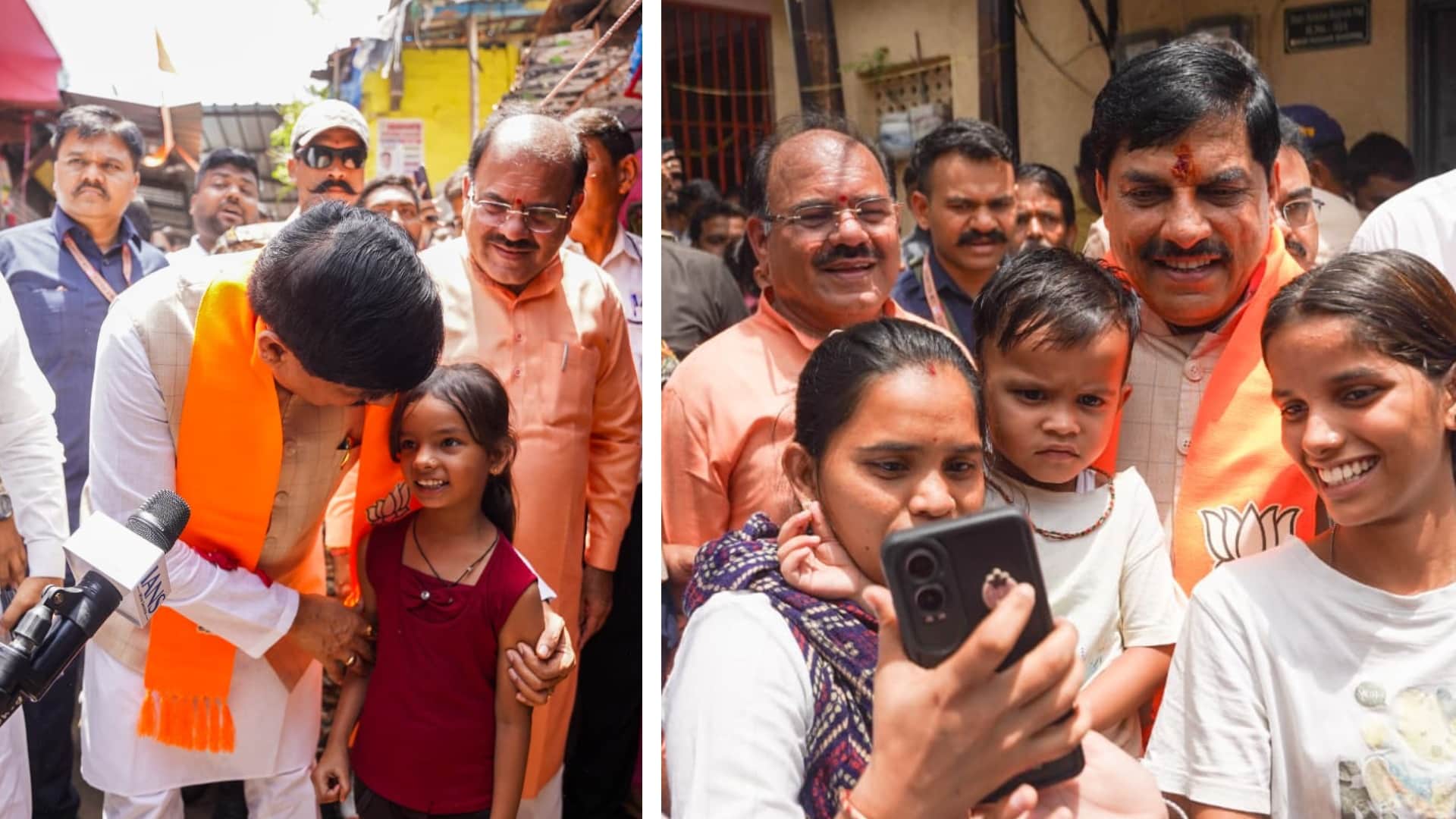 MP CM Mohan Yadav Reaches Bhimnagar in Electric Vehicle, Interacts with Locals and Board Toppers
