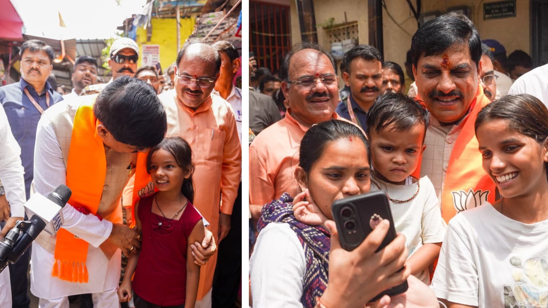 MP CM Mohan Yadav Reaches Bhimnagar in Electric Vehicle, Interacts with Locals and Board Toppers
